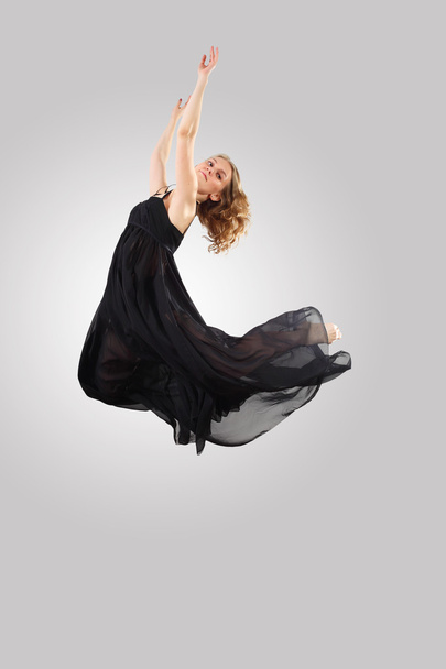 Young female dancer jumping - Fotó, kép