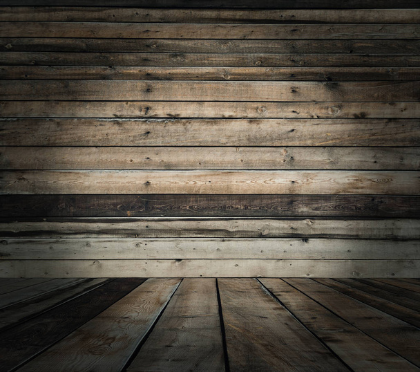 παλιά ξύλινα εσωτερικών - Φωτογραφία, εικόνα