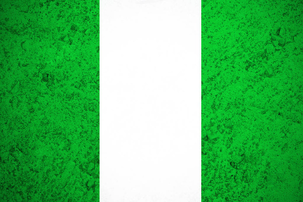 drapeau du Nigeria, symbole d'illustration du drapeau national du Nigeria
. - Photo, image