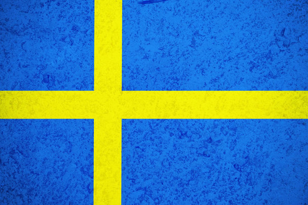 スウェーデン国旗の図記号. - 写真・画像