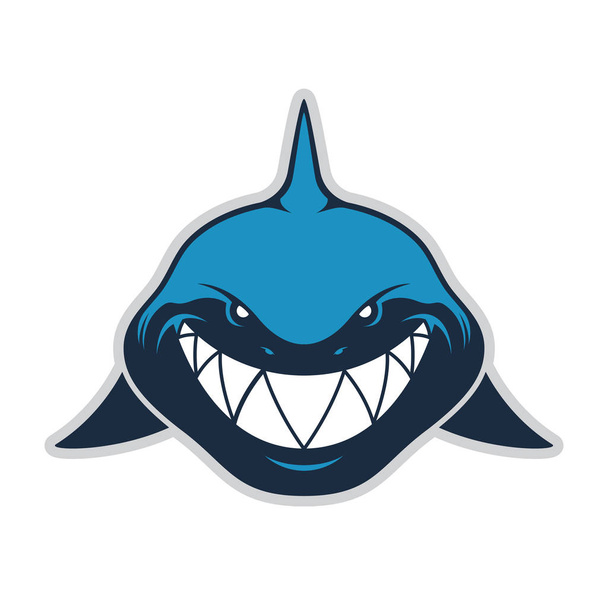 Shark logo mascot - Vector, Imagen