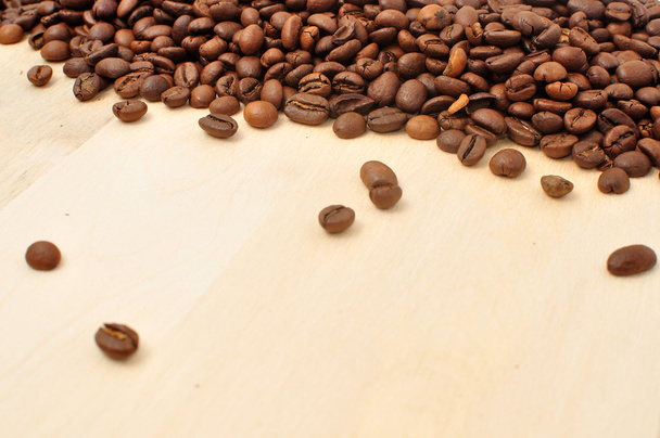 Coffee on grunge wooden background - Foto, Imagen