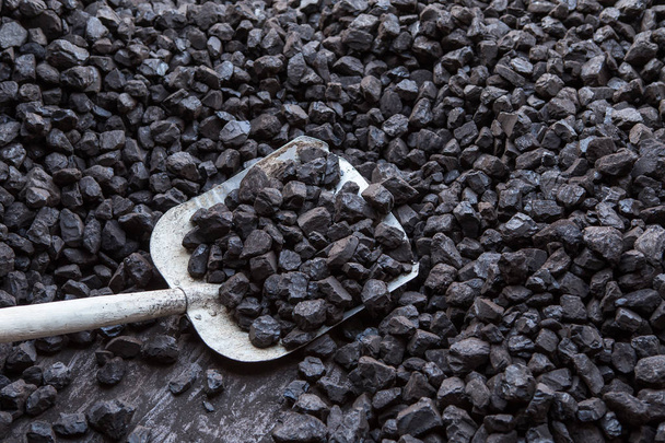 Shovel and coal   - Photo, Image