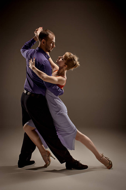 The man and the woman dancing argentinian tango - Photo, Image