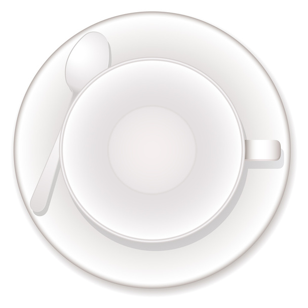 Empty coffe cup - Vector, imagen