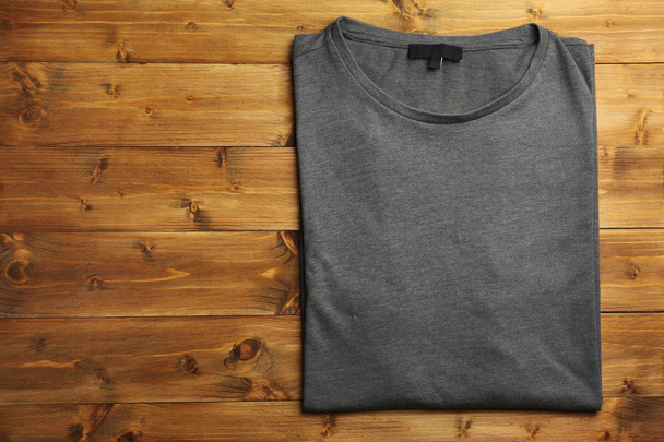 Blank grey t-shirt - Фото, зображення