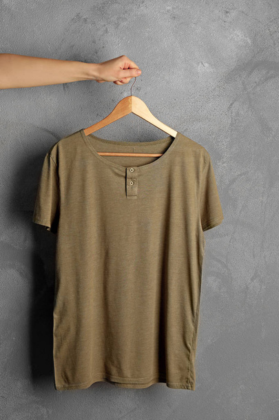 Blank color t-shirt - Foto, afbeelding