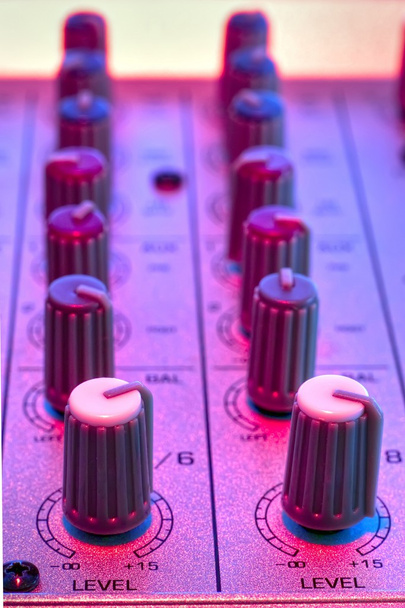 Audio Mixer Detail - Foto, Bild