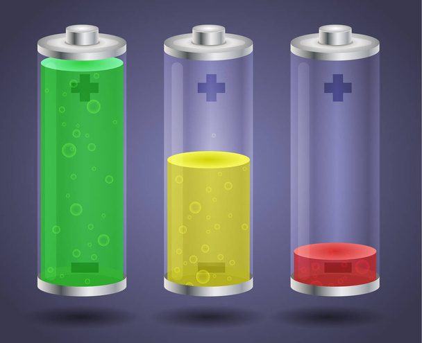 Batterien mit flüssiger Ladung - Foto, Bild