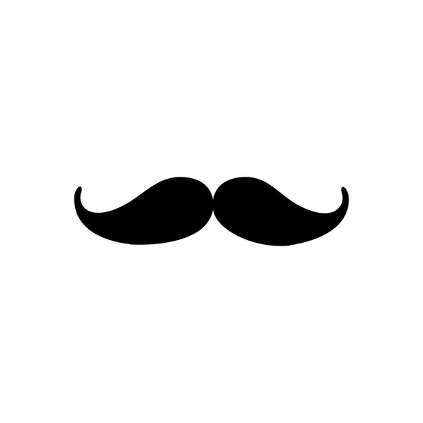 Icono de bigote plano
 - Vector, Imagen