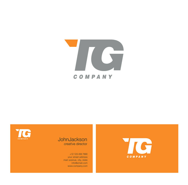 T & Logo písmeno G   - Vektor, obrázek