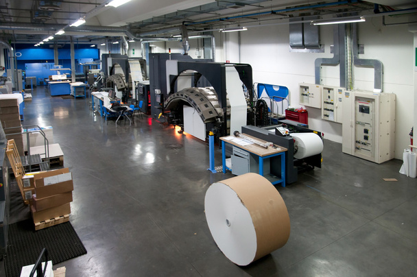 Printing machine: digital web press - Photo, Image
