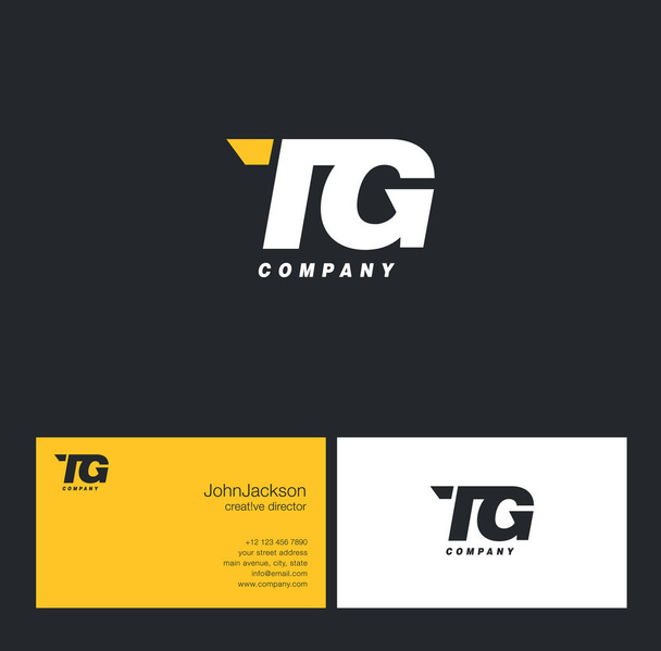 Логотип літери T & G
   - Вектор, зображення