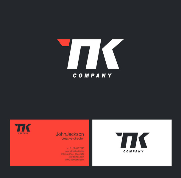 Логотип літери T & K
   - Вектор, зображення