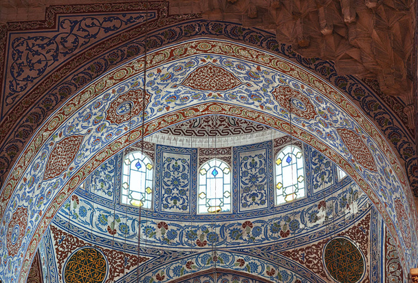 εσωτερικό του Μπλε Τζαμί - Φωτογραφία, εικόνα