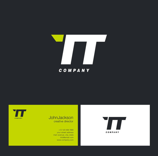 T & λογότυπο γράμμα T   - Διάνυσμα, εικόνα
