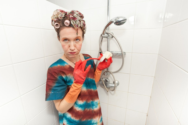 woman boring chores - Foto, imagen