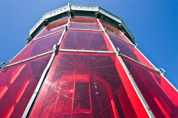 Deniz feneri kırmızı top - Fotoğraf, Görsel