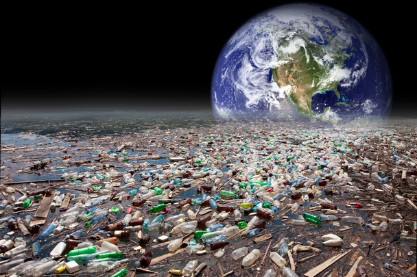 la terre s'enfonce dans la pollution
 - Photo, image