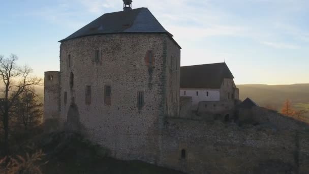 Medieval Castle Tocnik, Czech Republic - Footage, Video