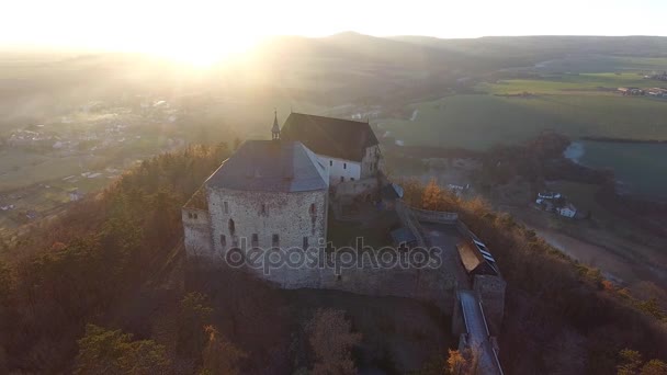 mittelalterliche Burg Tocnik, Tschechische Republik - Filmmaterial, Video