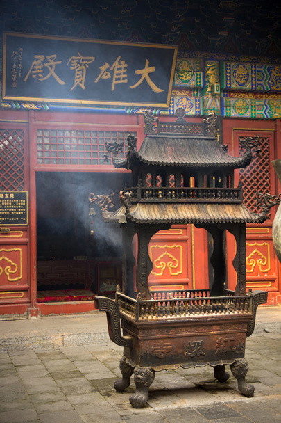 Incense holder in Chinese temple - Photo, Image