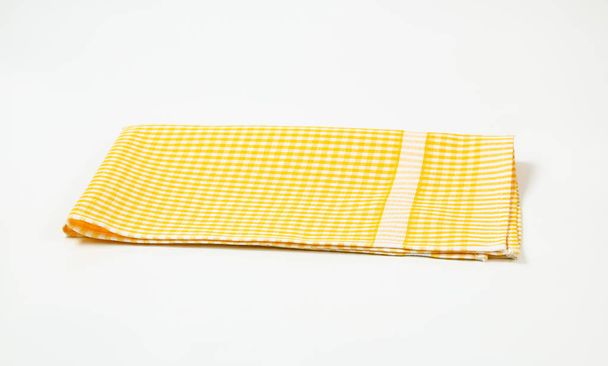 žluté a bílé ubrusy - Fotografie, Obrázek