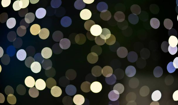 Christmas festive abstract holidays background with bokeh defocused lights and stars - Valokuva, kuva