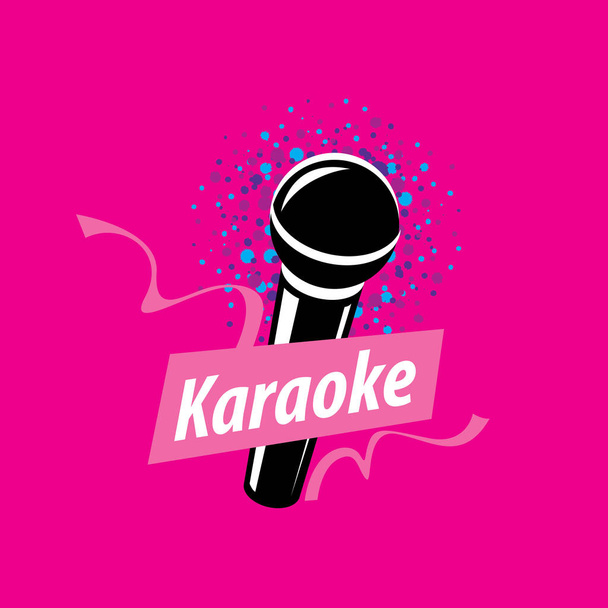 vector logo karaoke - ベクター画像