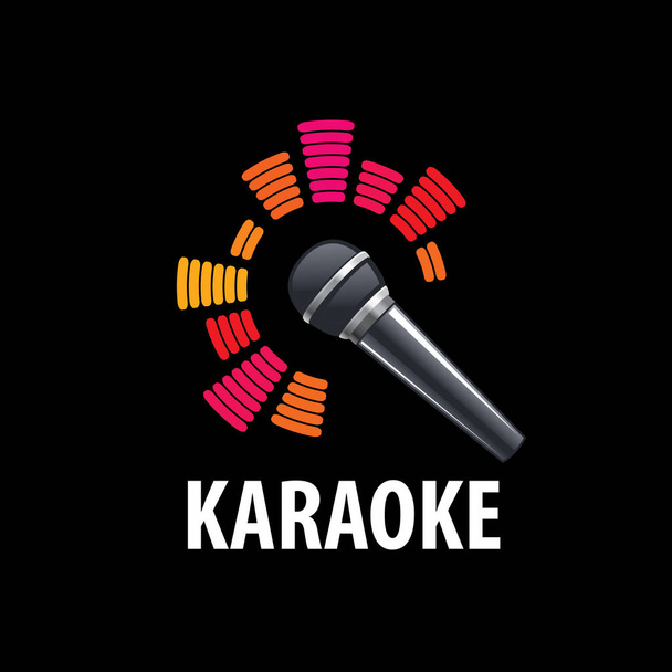vector logo karaoke - Vektör, Görsel