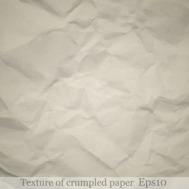 Texture of crumpled paper - Vector, Image