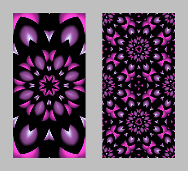 Cubierta del teléfono móvil de nuevo con hermoso patrón en diseño fractal - Foto, imagen