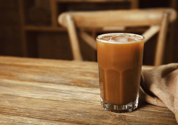Glass of cold coffee - Foto, Imagen