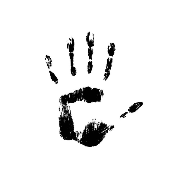 Handprint realistic illustration - Vector, Image