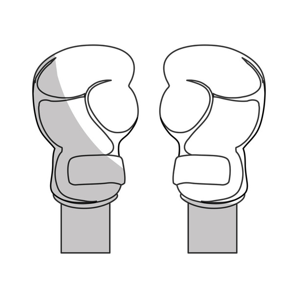 Boxeo deporte diseño
 - Vector, Imagen