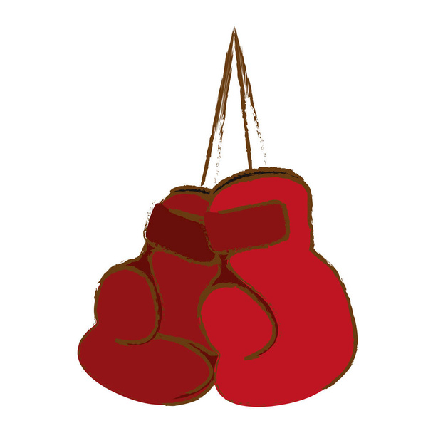 boxing gloves icon - Vector, Image