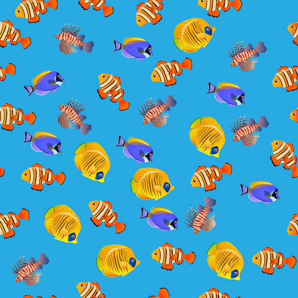 illustration of Volitan Lionfish - Вектор,изображение