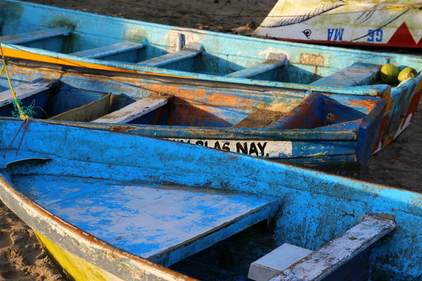 Fishermans Boats on the Beach - Photo, Image