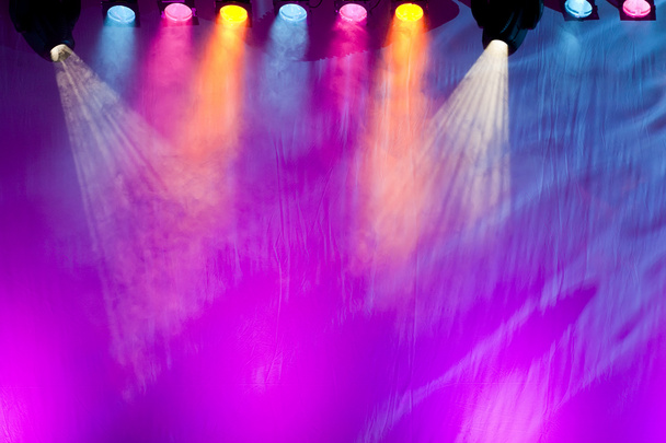 vivid stage spotlights - Photo, Image