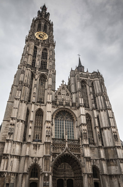 Our lady church in Antwerp Belgium - Фото, изображение