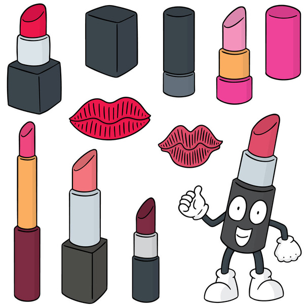 vector set of lipsticks - Vector, Image