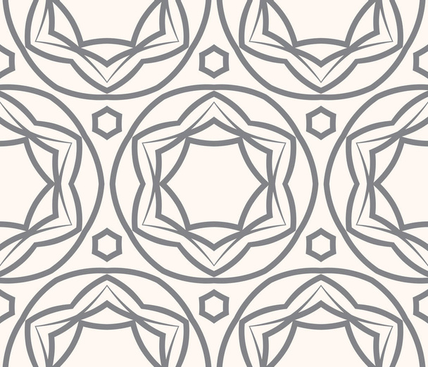 対称の幾何学的な装飾とパターン - ベクター画像