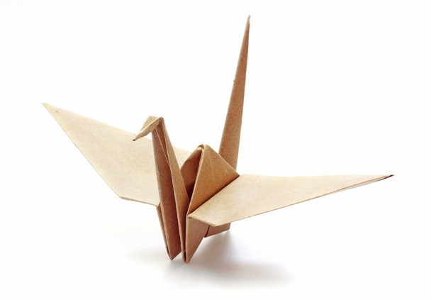 Origami pták z recyklace papíru - Fotografie, Obrázek