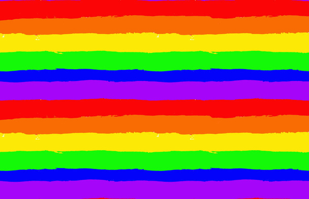 Gay Rainbow wzór - Wektor, obraz