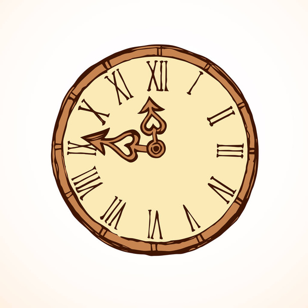 Clock. Vector drawing - Vecteur, image