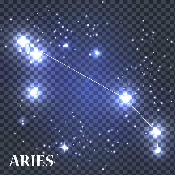 Symbol Aries Zodiac Sign. Vector Illustration. - Vector, afbeelding