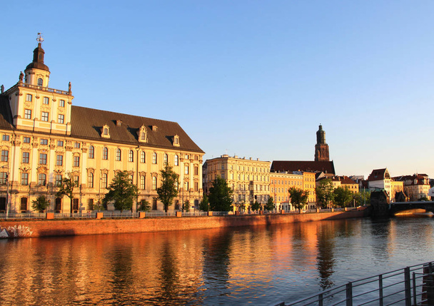 Beautiful view of Wroclaw, Poland - Fotoğraf, Görsel
