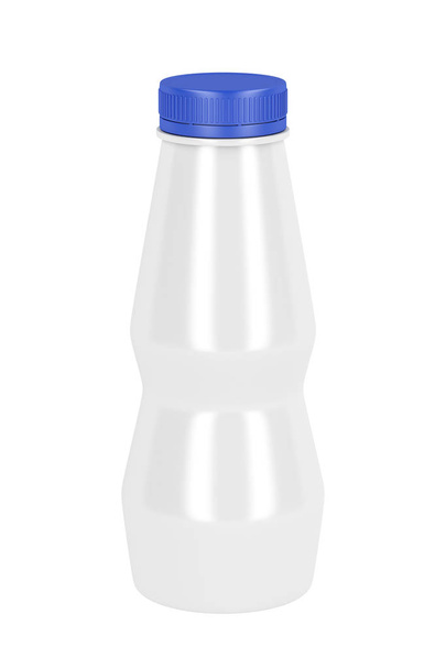 Milk bottle on white - Photo, Image