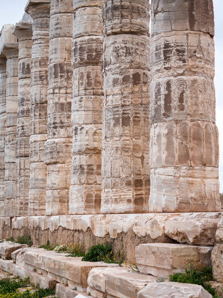 Sounio Poseidon Tapınağı - Fotoğraf, Görsel