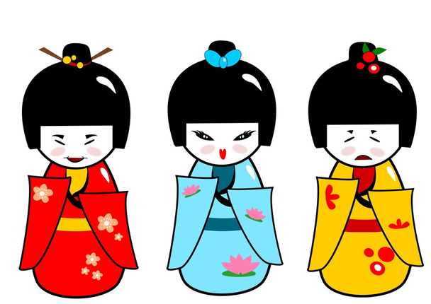 Японские куклы
 - Фото, изображение